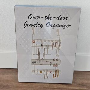 Over-the-Door Jewelry Organizer in White